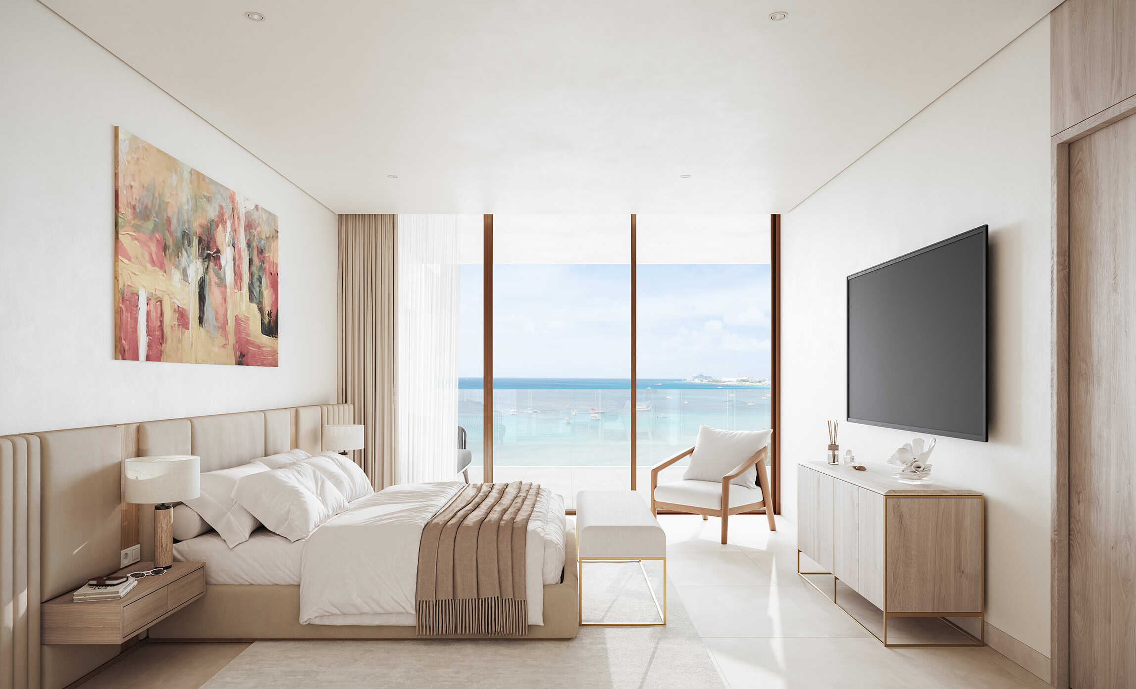 carlisle penthouse bedroom